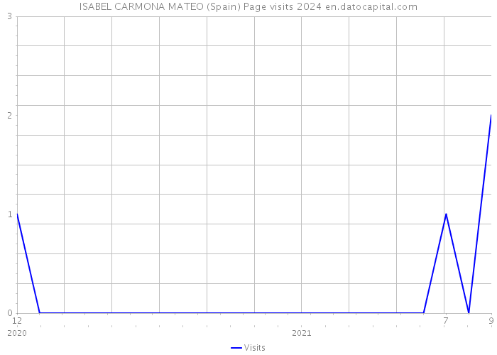 ISABEL CARMONA MATEO (Spain) Page visits 2024 