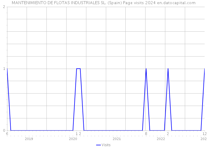 MANTENIMIENTO DE FLOTAS INDUSTRIALES SL. (Spain) Page visits 2024 