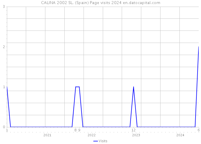 CALINA 2002 SL. (Spain) Page visits 2024 