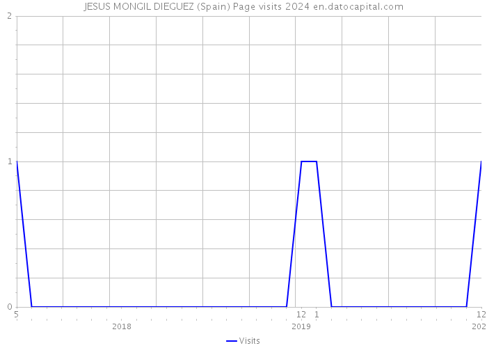 JESUS MONGIL DIEGUEZ (Spain) Page visits 2024 