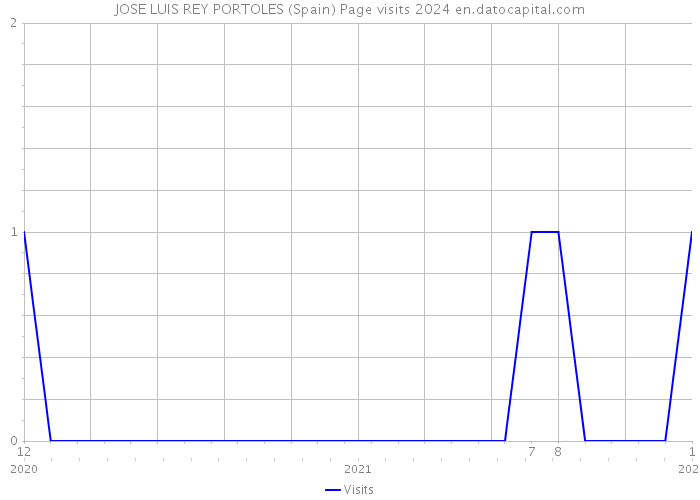 JOSE LUIS REY PORTOLES (Spain) Page visits 2024 