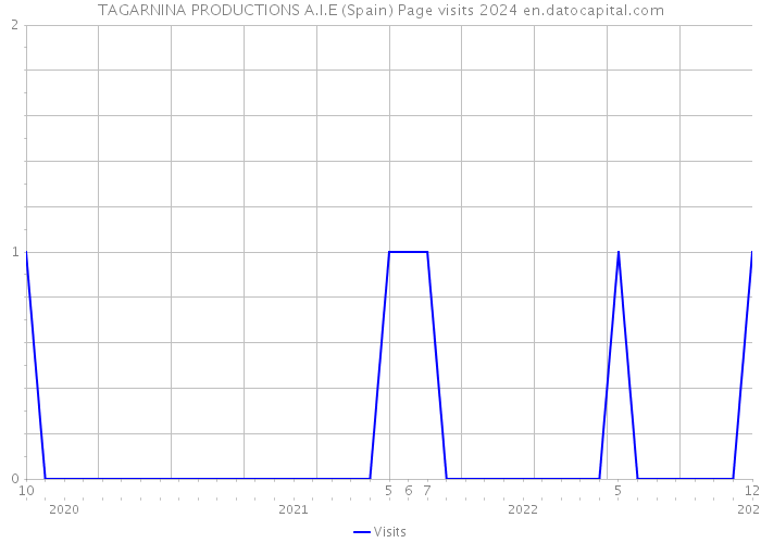 TAGARNINA PRODUCTIONS A.I.E (Spain) Page visits 2024 