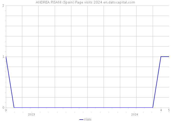 ANDREA PISANI (Spain) Page visits 2024 