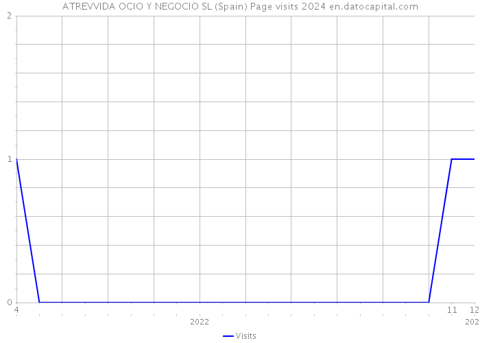 ATREVVIDA OCIO Y NEGOCIO SL (Spain) Page visits 2024 