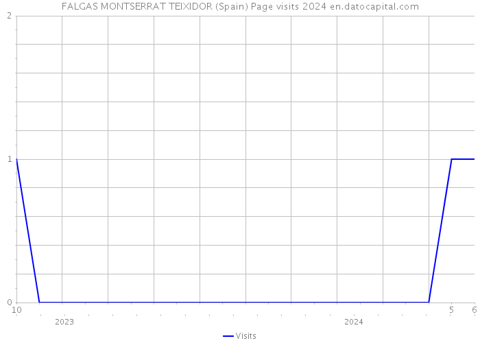 FALGAS MONTSERRAT TEIXIDOR (Spain) Page visits 2024 