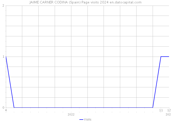JAIME CARNER CODINA (Spain) Page visits 2024 