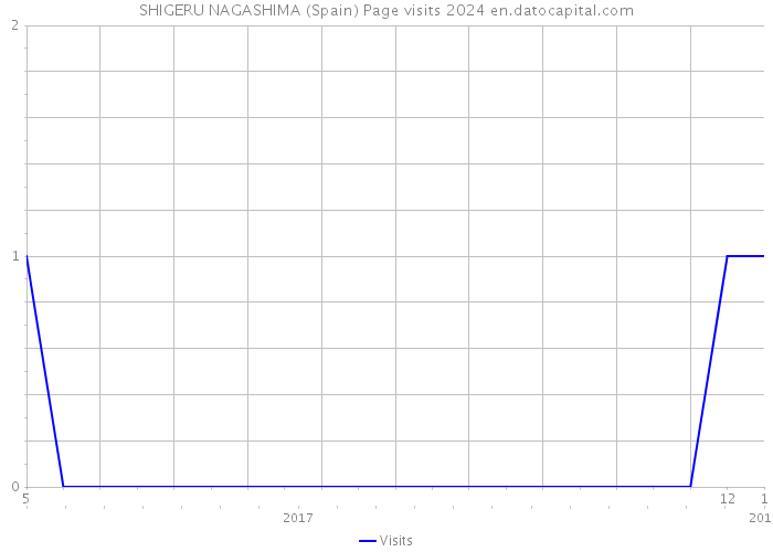 SHIGERU NAGASHIMA (Spain) Page visits 2024 