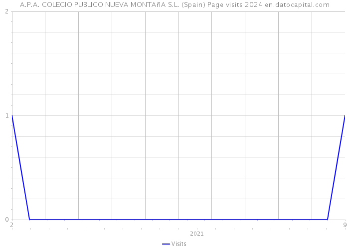 A.P.A. COLEGIO PUBLICO NUEVA MONTAñA S.L. (Spain) Page visits 2024 