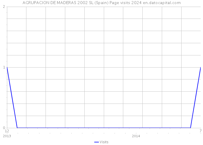 AGRUPACION DE MADERAS 2002 SL (Spain) Page visits 2024 