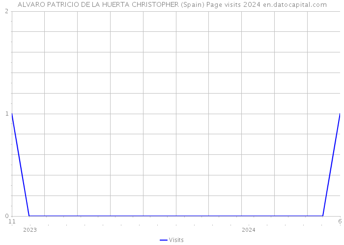 ALVARO PATRICIO DE LA HUERTA CHRISTOPHER (Spain) Page visits 2024 