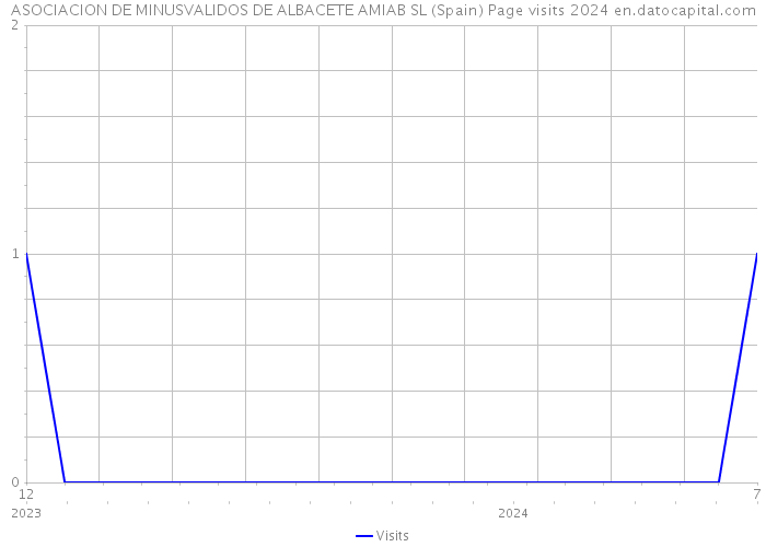 ASOCIACION DE MINUSVALIDOS DE ALBACETE AMIAB SL (Spain) Page visits 2024 