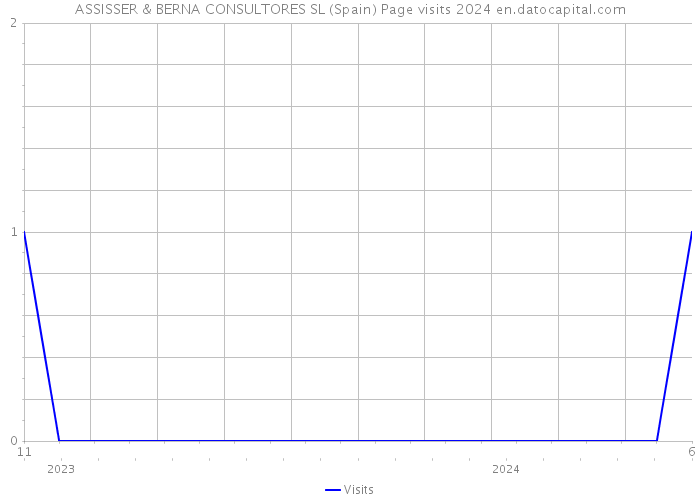 ASSISSER & BERNA CONSULTORES SL (Spain) Page visits 2024 