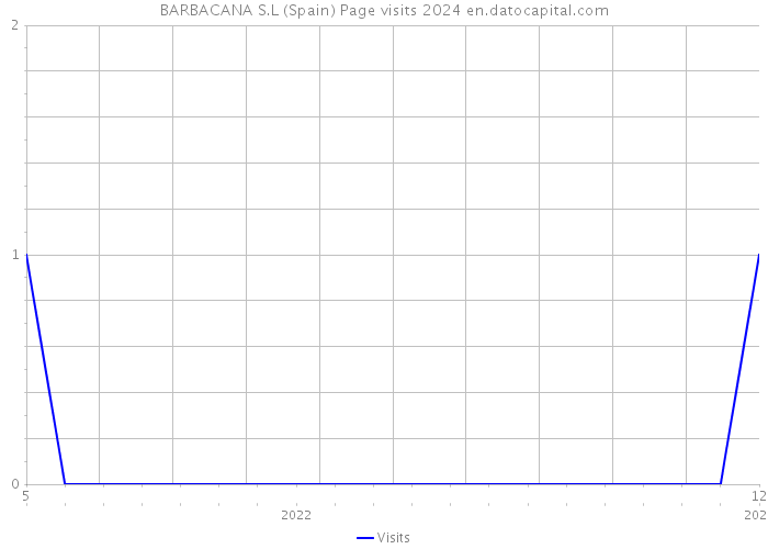 BARBACANA S.L (Spain) Page visits 2024 