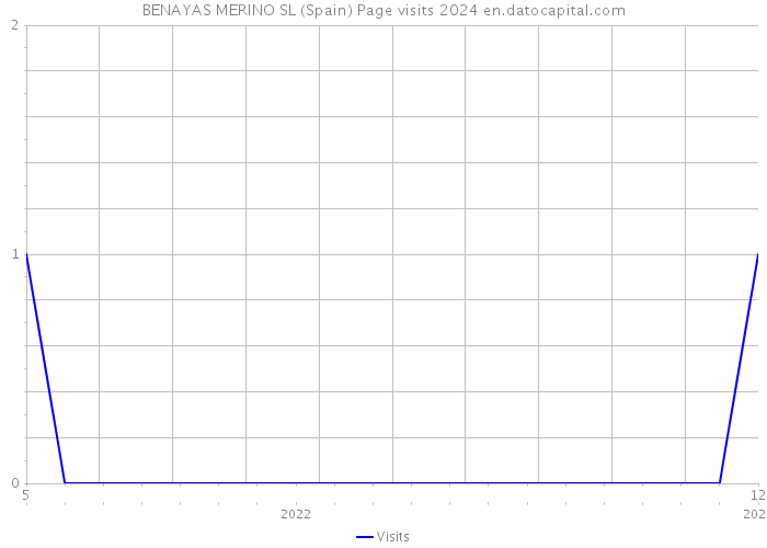BENAYAS MERINO SL (Spain) Page visits 2024 
