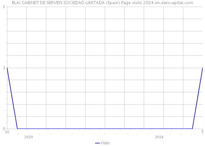 BLAI GABINET DE SERVEIS SOCIEDAD LIMITADA (Spain) Page visits 2024 
