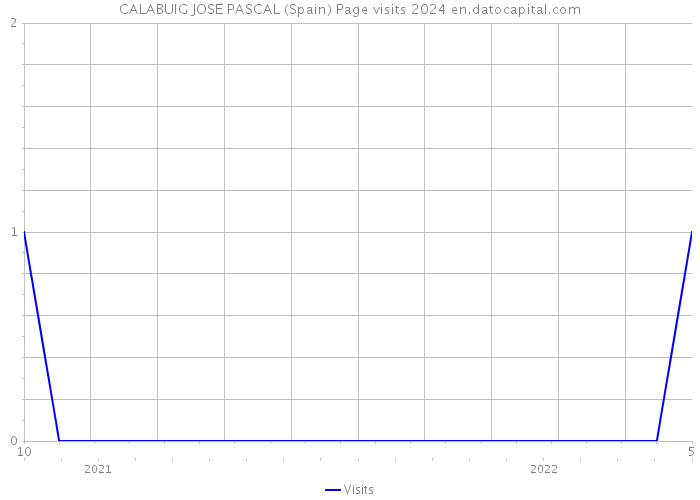 CALABUIG JOSE PASCAL (Spain) Page visits 2024 