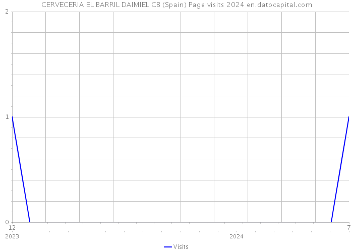 CERVECERIA EL BARRIL DAIMIEL CB (Spain) Page visits 2024 