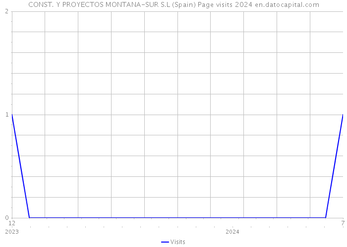 CONST. Y PROYECTOS MONTANA-SUR S.L (Spain) Page visits 2024 