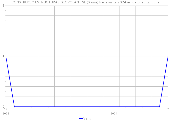 CONSTRUC. Y ESTRUCTURAS GEOVOLANT SL (Spain) Page visits 2024 