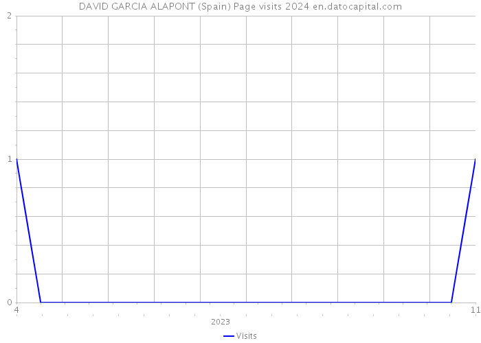 DAVID GARCIA ALAPONT (Spain) Page visits 2024 