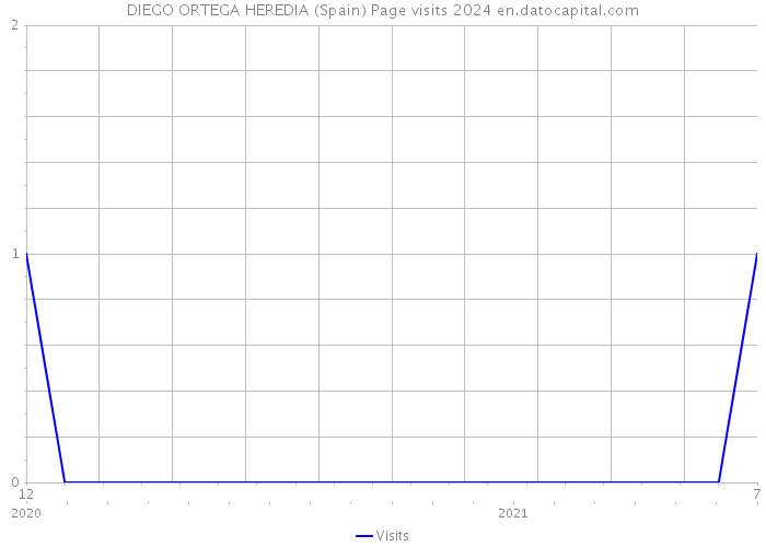 DIEGO ORTEGA HEREDIA (Spain) Page visits 2024 