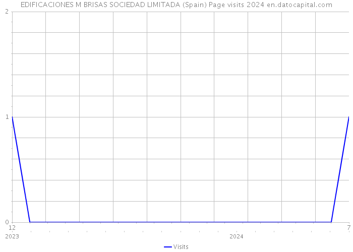 EDIFICACIONES M BRISAS SOCIEDAD LIMITADA (Spain) Page visits 2024 