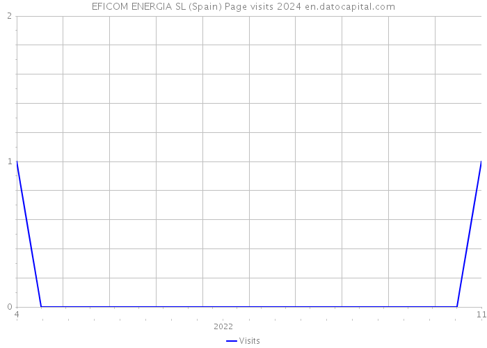 EFICOM ENERGIA SL (Spain) Page visits 2024 