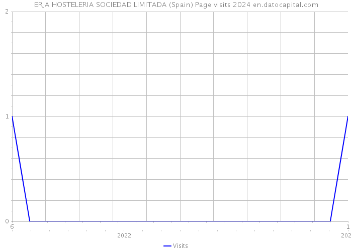 ERJA HOSTELERIA SOCIEDAD LIMITADA (Spain) Page visits 2024 