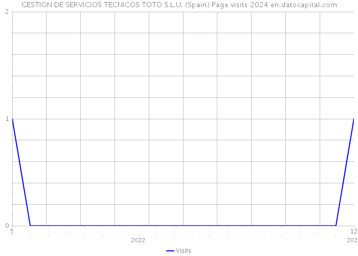 GESTION DE SERVICIOS TECNICOS TOTO S.L.U. (Spain) Page visits 2024 