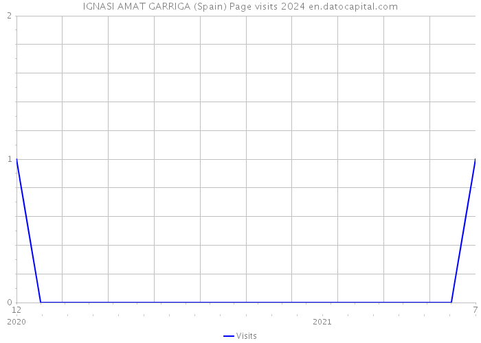 IGNASI AMAT GARRIGA (Spain) Page visits 2024 