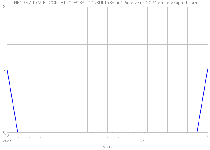 INFORMATICA EL CORTE INGLES SA, CONSULT (Spain) Page visits 2024 
