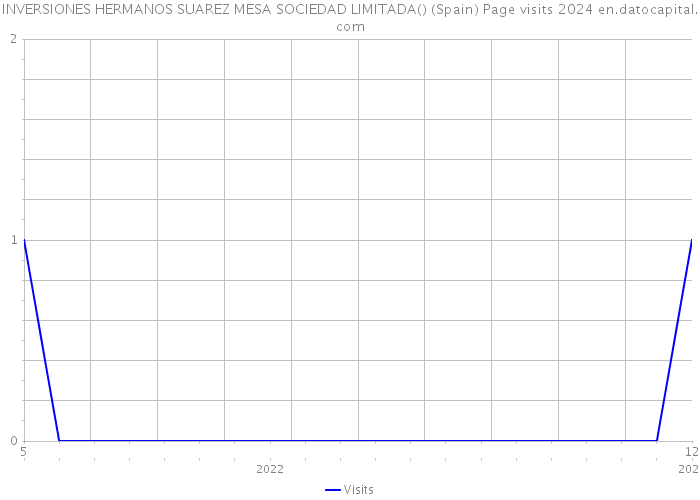 INVERSIONES HERMANOS SUAREZ MESA SOCIEDAD LIMITADA() (Spain) Page visits 2024 