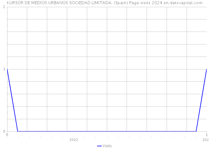 KURSOR DE MEDIOS URBANOS SOCIEDAD LIMITADA. (Spain) Page visits 2024 