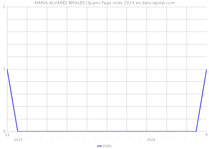 MARIA ALVAREZ BRIALES (Spain) Page visits 2024 