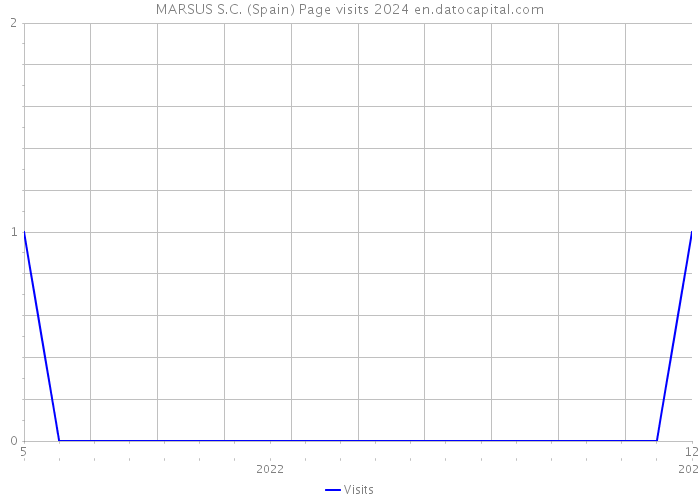 MARSUS S.C. (Spain) Page visits 2024 