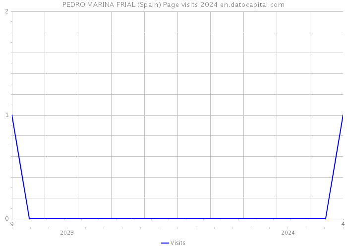 PEDRO MARINA FRIAL (Spain) Page visits 2024 