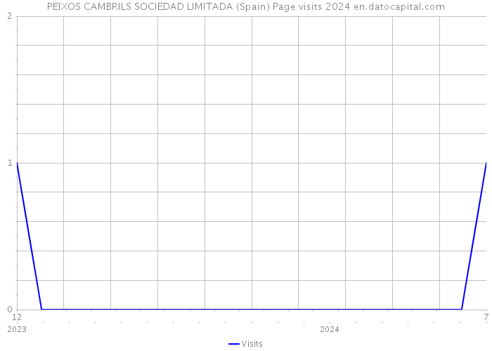 PEIXOS CAMBRILS SOCIEDAD LIMITADA (Spain) Page visits 2024 
