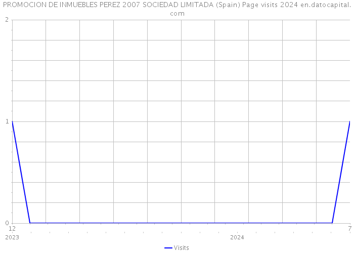 PROMOCION DE INMUEBLES PEREZ 2007 SOCIEDAD LIMITADA (Spain) Page visits 2024 