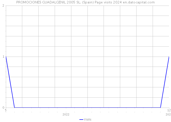 PROMOCIONES GUADALGENIL 2005 SL. (Spain) Page visits 2024 
