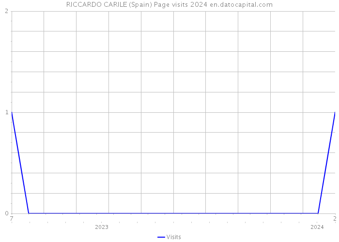 RICCARDO CARILE (Spain) Page visits 2024 