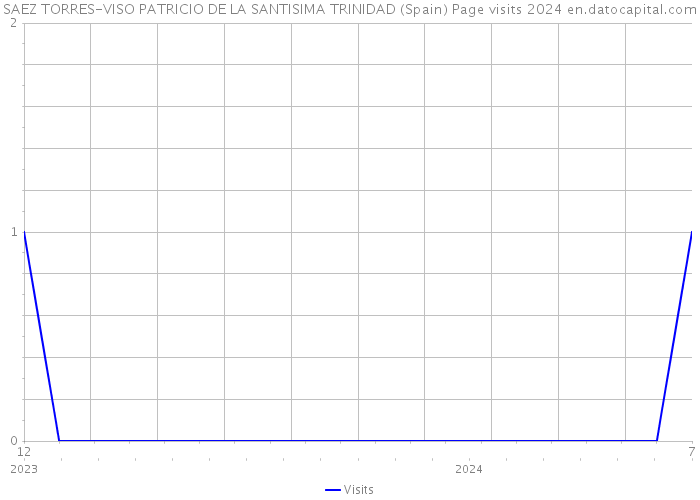 SAEZ TORRES-VISO PATRICIO DE LA SANTISIMA TRINIDAD (Spain) Page visits 2024 