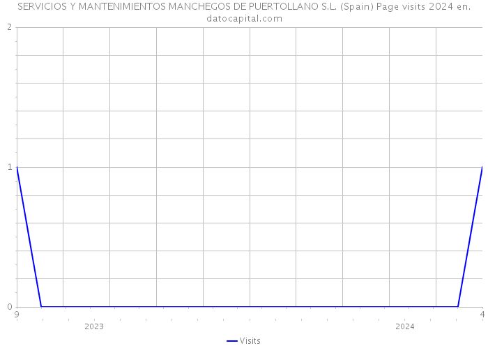 SERVICIOS Y MANTENIMIENTOS MANCHEGOS DE PUERTOLLANO S.L. (Spain) Page visits 2024 