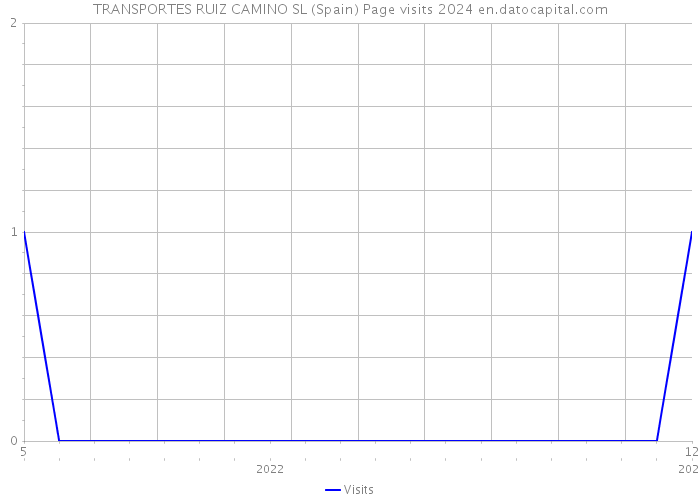 TRANSPORTES RUIZ CAMINO SL (Spain) Page visits 2024 