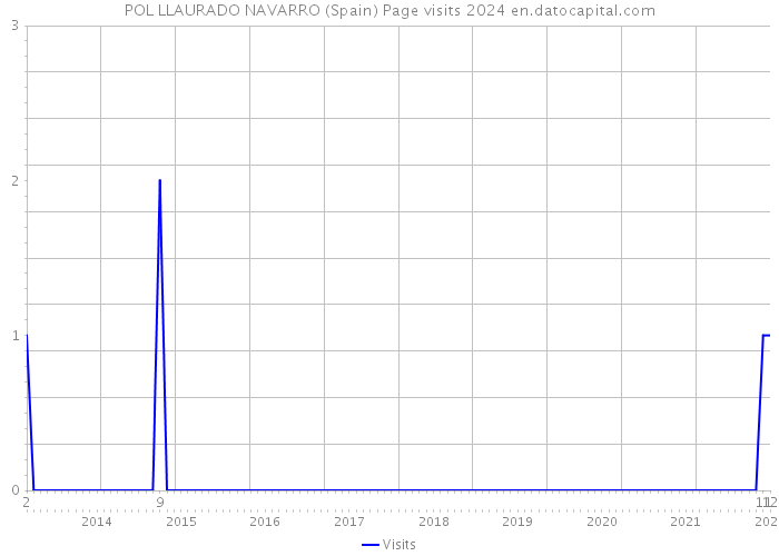 POL LLAURADO NAVARRO (Spain) Page visits 2024 