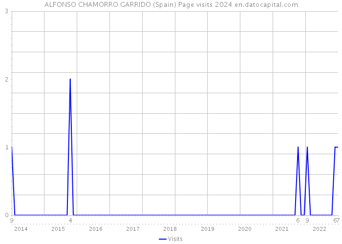 ALFONSO CHAMORRO GARRIDO (Spain) Page visits 2024 