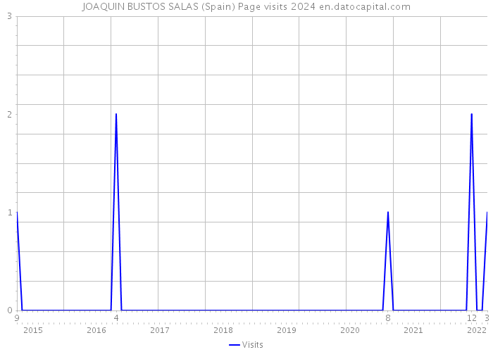 JOAQUIN BUSTOS SALAS (Spain) Page visits 2024 