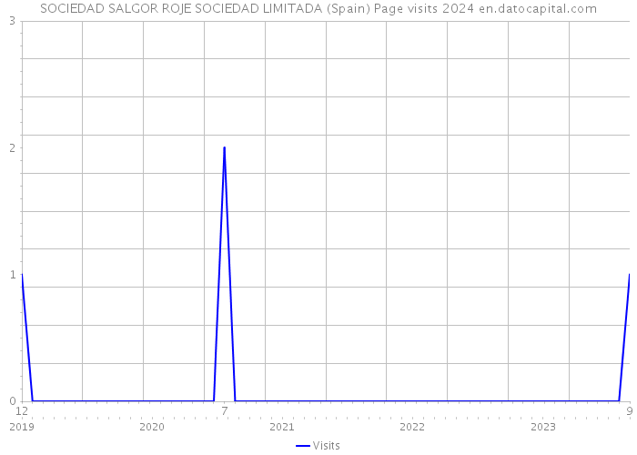 SOCIEDAD SALGOR ROJE SOCIEDAD LIMITADA (Spain) Page visits 2024 