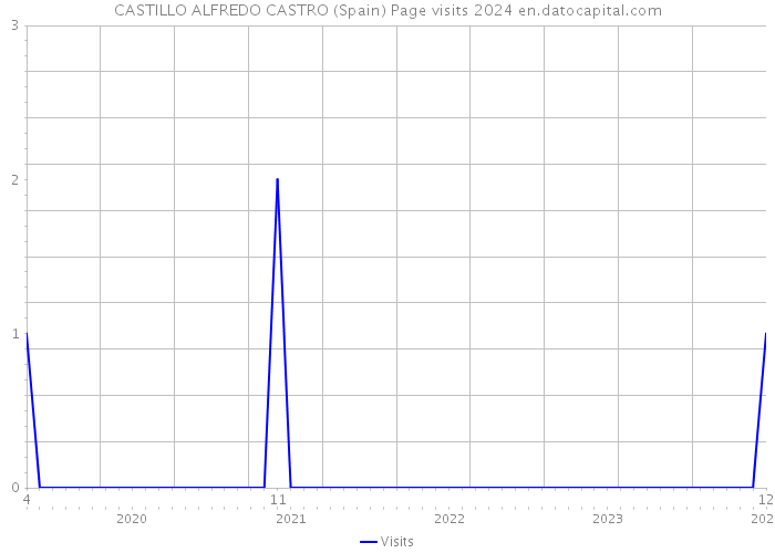 CASTILLO ALFREDO CASTRO (Spain) Page visits 2024 