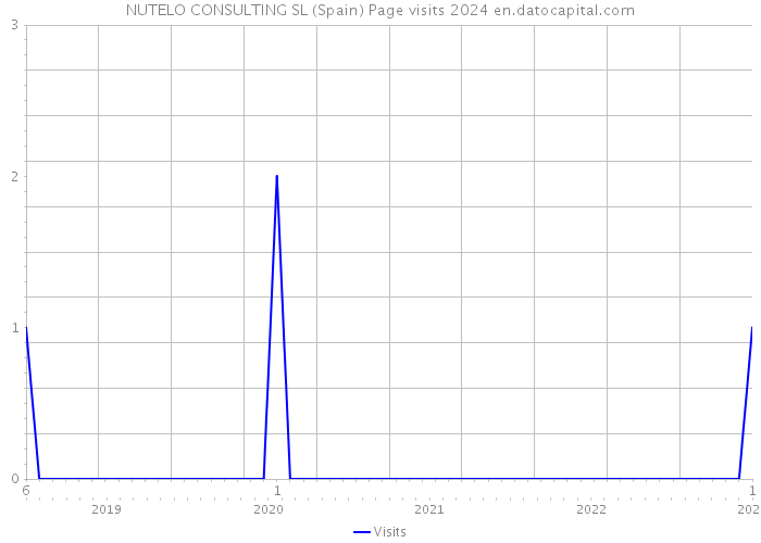 NUTELO CONSULTING SL (Spain) Page visits 2024 