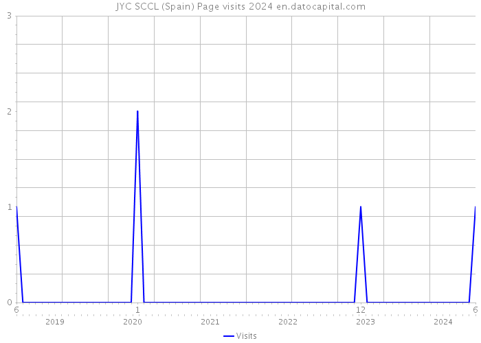 JYC SCCL (Spain) Page visits 2024 